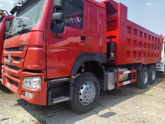 Tubeless Tire Design Sinotruk HOWO 336-380HP Dump Trucks in with Horsepower 351-450hp