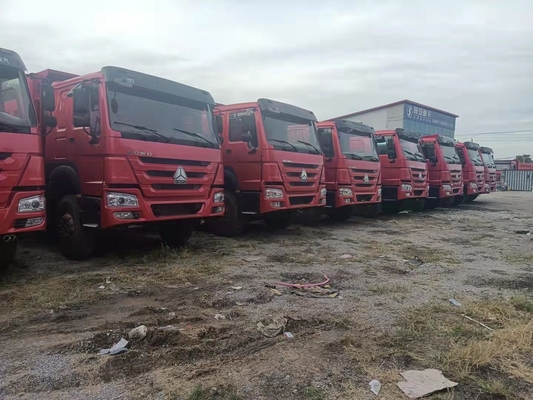 Tubeless Tire Design Sinotruk HOWO 336-380HP Dump Trucks in with Horsepower 351-450hp
