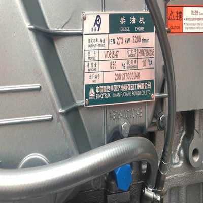 High Speed Displacement 9.726L Sinotruk Diesel Engine Wd615.47 for HOWO Truck Sale