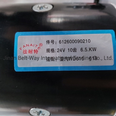 Sinotruk HOWO Truck Spare Parts Starter Motor 612600090210 Support Payment in USD
