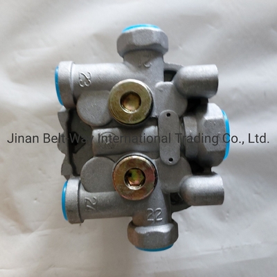 Truck Spare Parts Four Circuit Protection Valve Wg9000360366 for Sinotruk HOWO Truck