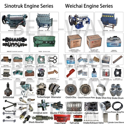 Steering System Parts for Weichai Wd12 Marine Engine Part Piston in Black