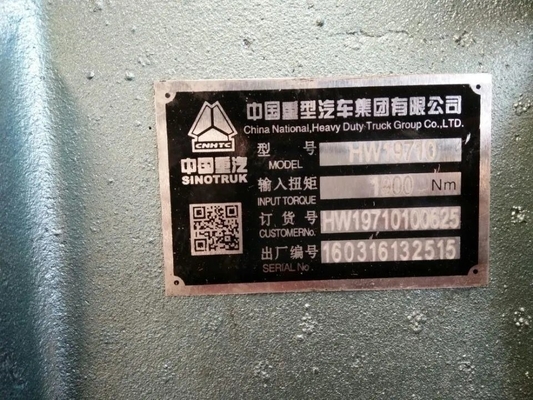 150.000kg Package Gross Weight Truck Transmission Hw19710 Gearbox for Shacman FAW Foton HOWO