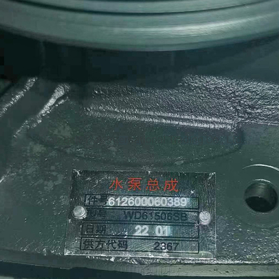 Sinotruk HOWO Truck Weichai Engine Water Pump 612600060389 for Construction Machinery