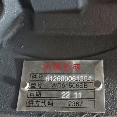 Online Support Shacman F3000 Dump Truck Weichai Wp10 Engine Water Pump 612600061364
