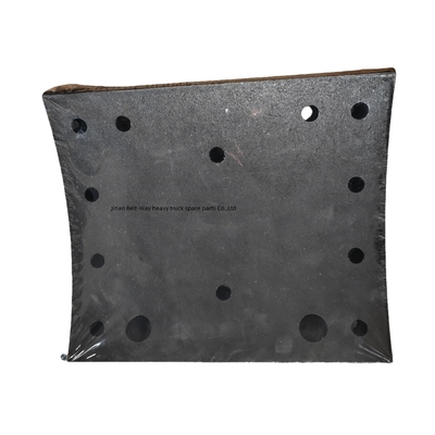 Heavy truck Braking WG9231342066 is Suitable for Sinotruk HOWO 336380 Haoyun Golden Prince HOWO rear wheel brake pads 14 holes HOWO brake pads AC bridge